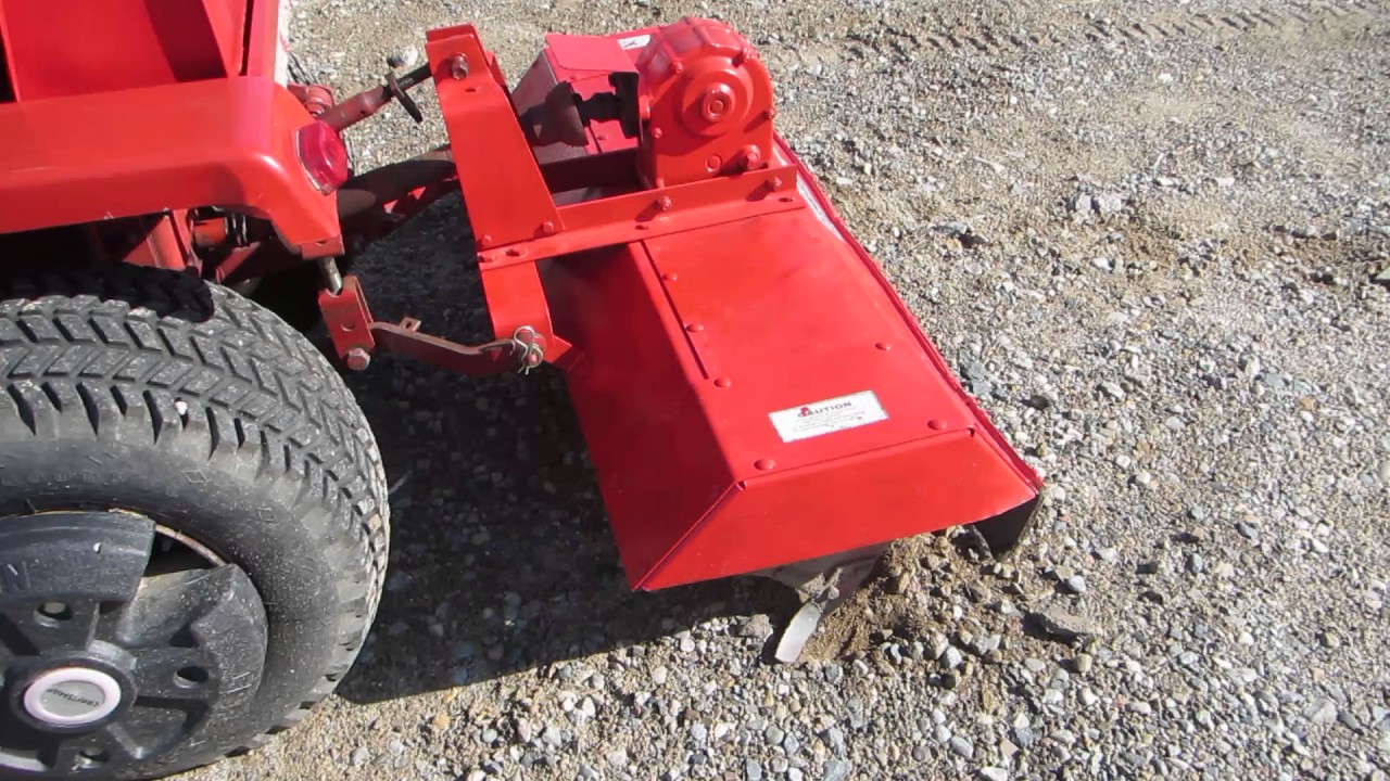 Wheel Horse D 180 Rototiller Test YouTube