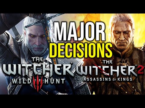 Witcher 3에 영향을 미치는 주요 Witcher 2 결정