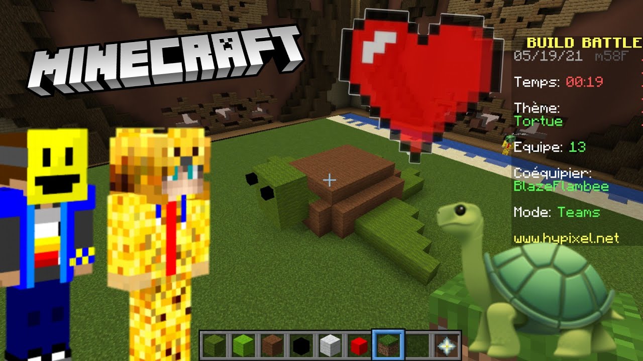 Comment Faire Une Tortue De Mer Minecraft Tuto