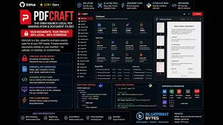 Blueprint Bytes | PDFCraft: The Open-Source Local PDF Manipulation & Document Studio