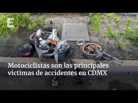 Accidents in CDMX: motorcyclists account for the most deaths