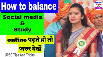 IAS Srushti Deshmukh strategy to avoid distraction & study effectively - increase focus in study