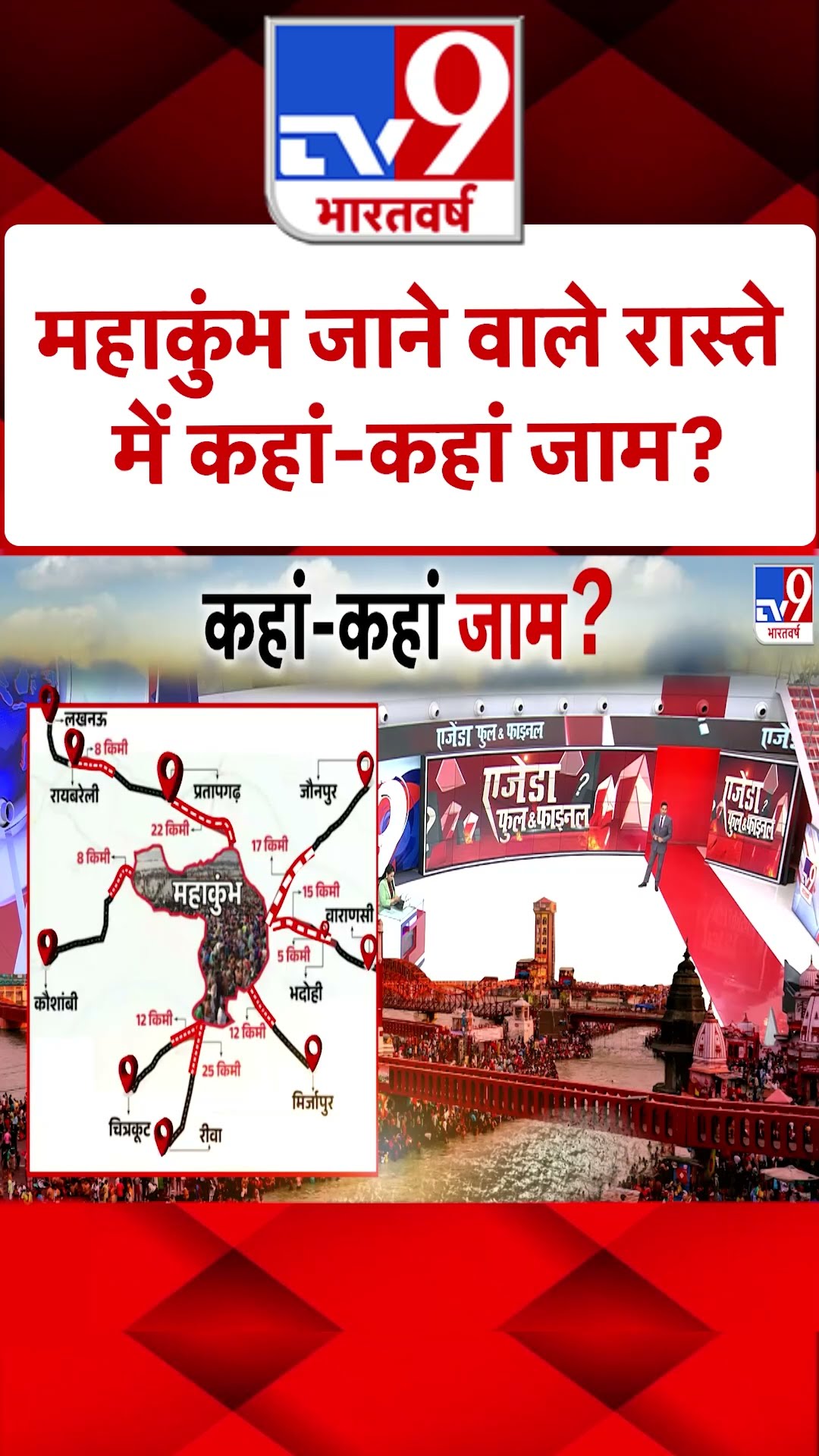 महाकुंभ जाने वाले रास्ते में कहां-कहां जाम? #ytshorts