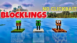 Minecraft PE but the blocks ARE ALIVE (BlockLings Addon)