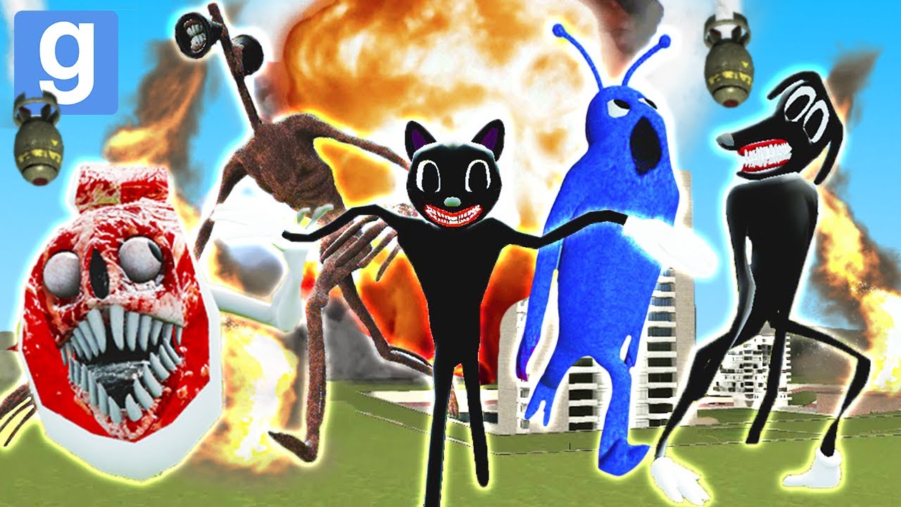 THE APOCALYPSE vs TREVOR HENDERSON CREATURES! (Garry's Mod Sandbox ...
