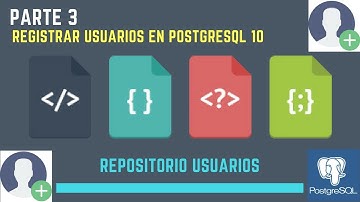 REGISTRAR USUARIOS EN POSTGRESQL 10 🐘 [ PARTE 3 ]: Repositorio Usuarios 👤