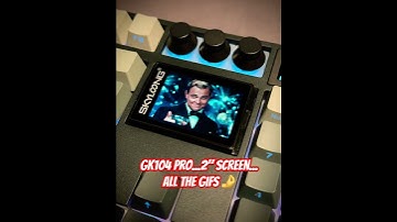 That Skyloong GK104 Pro Screen👌#keyboard #mechanicalkeyboard #cooltech #keyboard #gamingsetup #gif