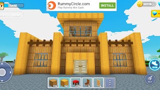 Mini Block Craft 3D Gameplay #70 (iOS & Android) | Wooden House 🏡 screenshot 2