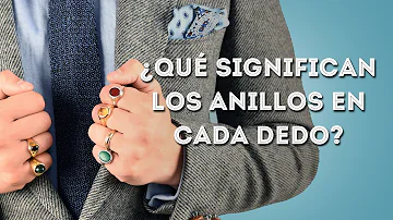 ¿Qué significa que un hombre lleve un anillo en el dedo índice?