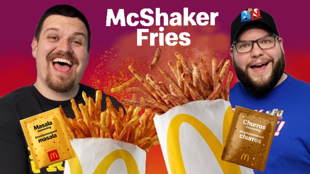 NEW McDonald's Churros & Masala McShaker Fries Review! - YouTube