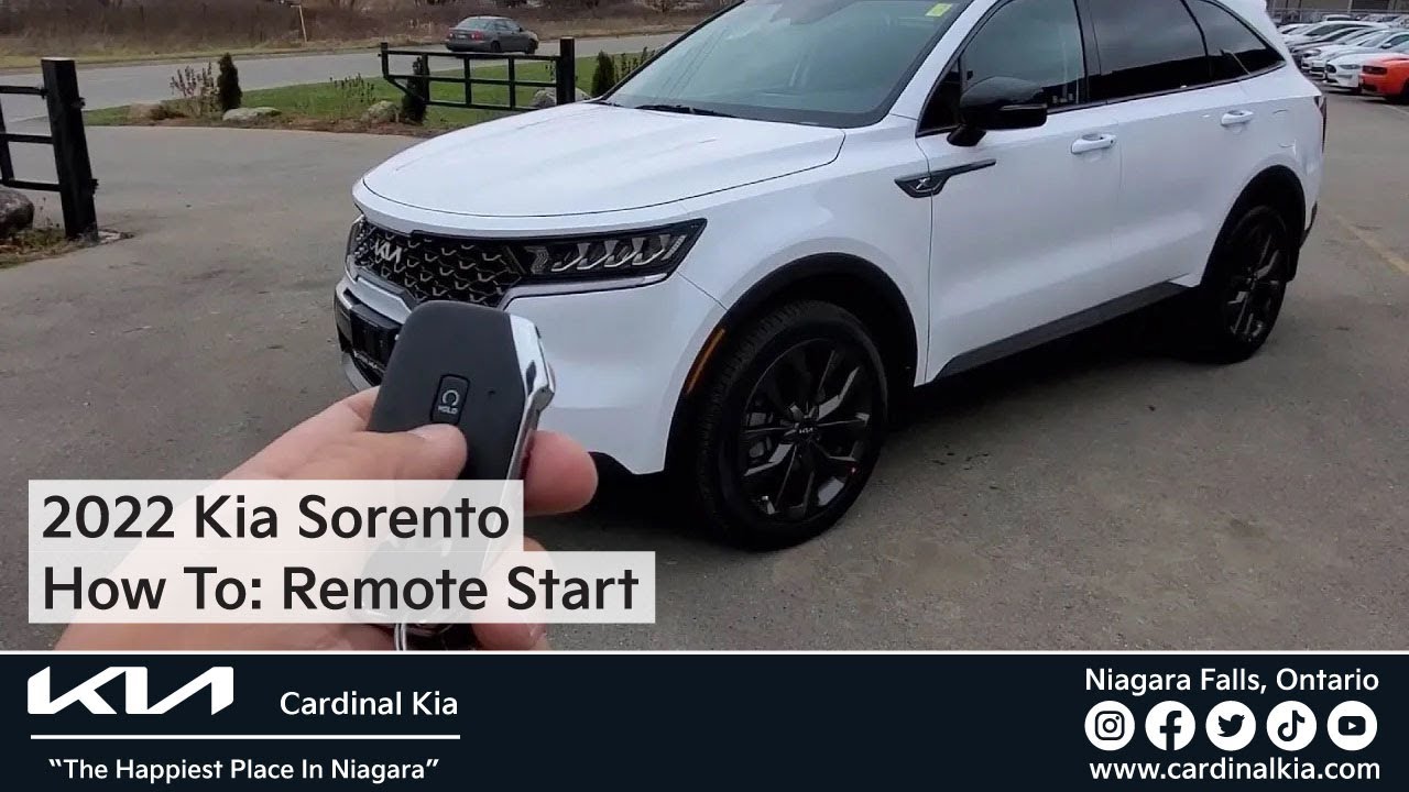2022 Kia Sorento How To Use Your Remote Start! YouTube
