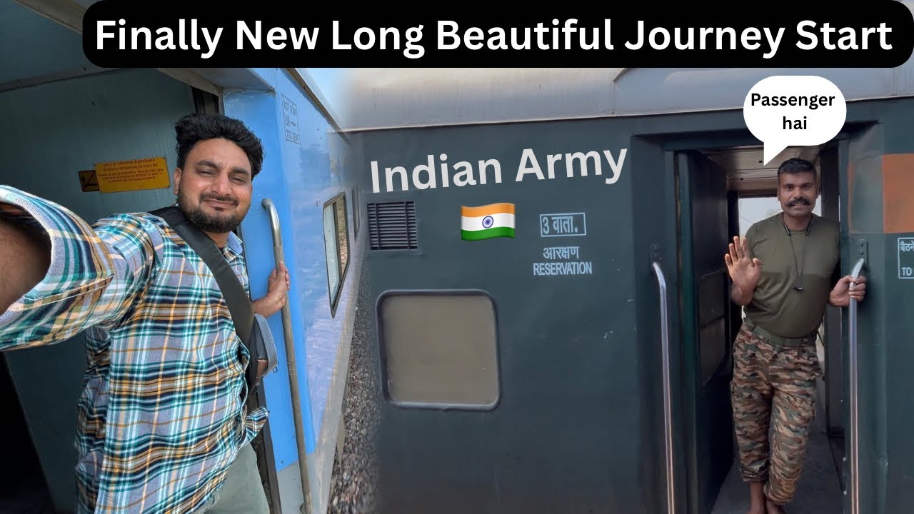 Finally Saare Kaam Niptane ke baad Nikl Gya Beautiful Safar Ki Or |New Long Train Journey 