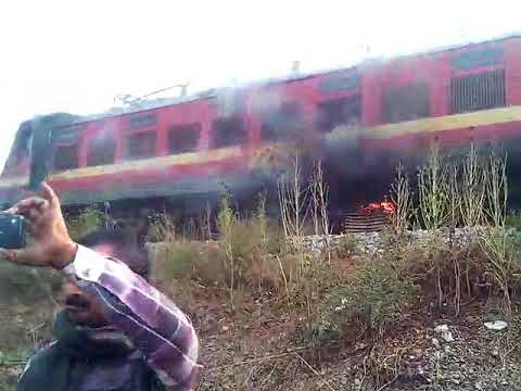 Magadh Express engine fire