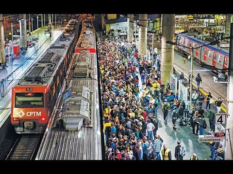 Integração (Metrô + Trem) na Estação Brás 