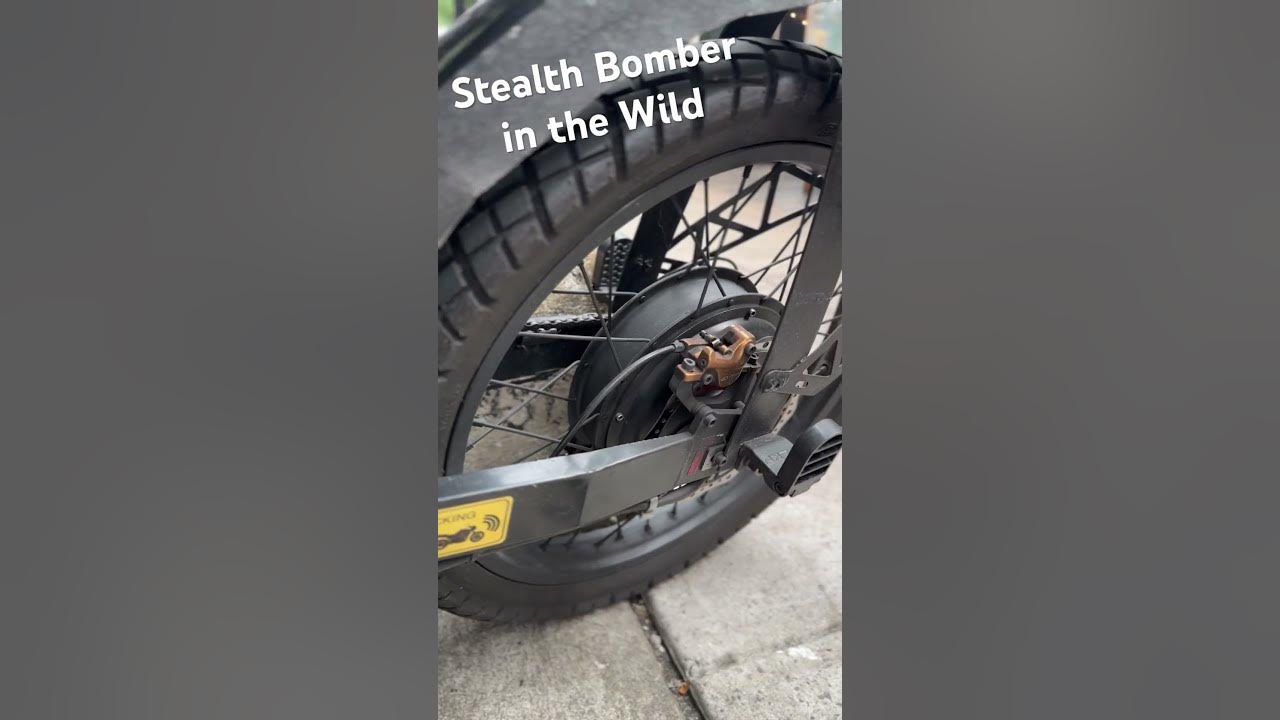 Something's Off About This Stealth Bomber Ebike 