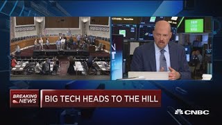 Google is more a utilitarian product than a content product, says Jim Cramer