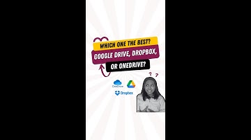 Google Drive, Dropbox, or OneDrive - Which one is the best for your Cloud Storage?