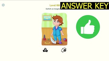 Dop 3 LEVEL 133 Switch on imagination (ANSWER KEY) DOP 3 Displace One Part Gameplay - Walkthrough