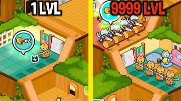 Idle Cat Tycoon! MAX LEVEL - Furniture Evolution!