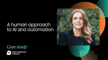 A human approach to AI and automation | Sales Enablement Festival 2020