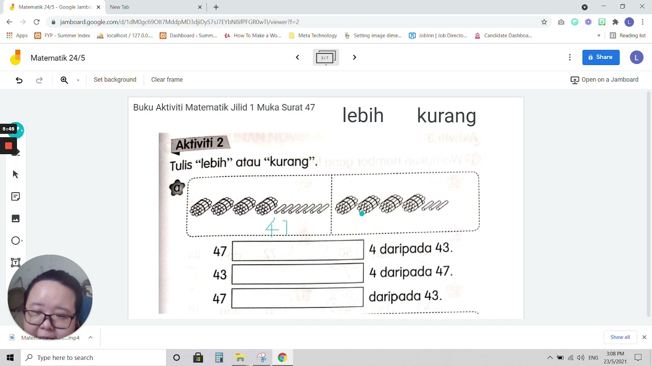 Jawapan Buku Aktiviti Matematik Tahun 1 Jilid 1 Muka Surat 46  Wallpaper