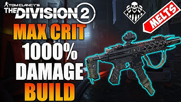 BACKFIRE 1000% Crit Damage AND TIPPING SCALES COMBO MELTS | The Division 2 Max Crit Build