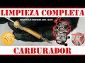 Como DESMONTAR y LIMPIAR un CARBURADOR de 4 Tiempos Moto (Bien Explicado) 👍🏍