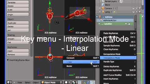 Blender 2.5 Basic Animation - Jet Firing Missile
