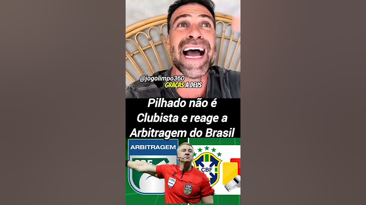 Pilhado detona a arbitragem Brasileira e a CBF | os árbitros são horríveis #futebol