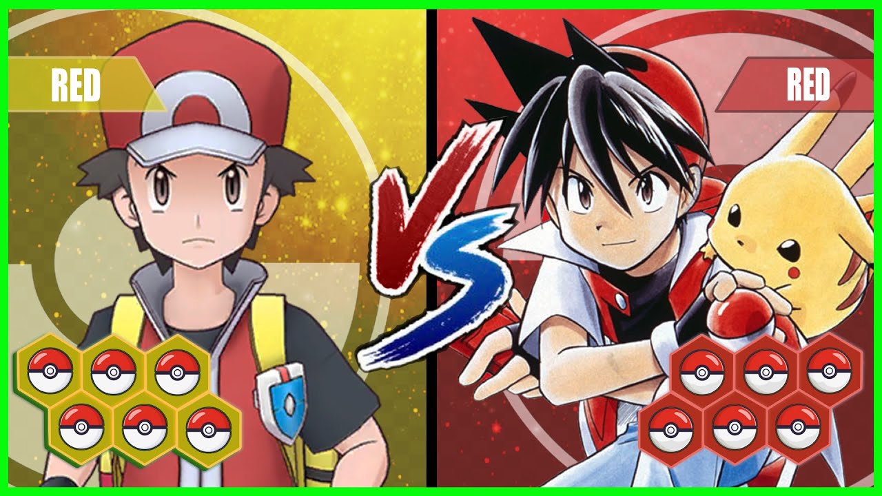 Pokemon: Comparing the Manga Version of Red to the Games