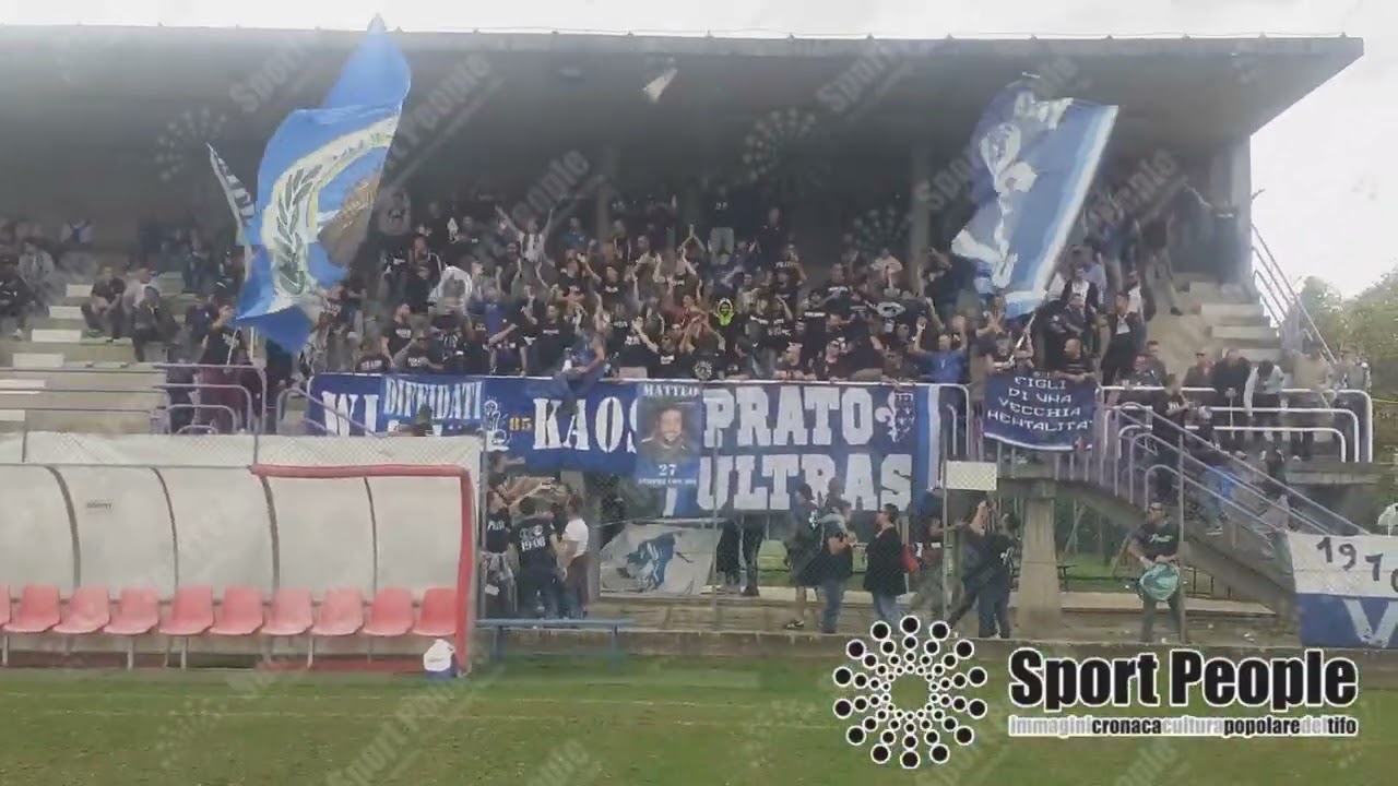 ⚪🔵 Tifo Prato @ Certaldo, Serie D 2023-24