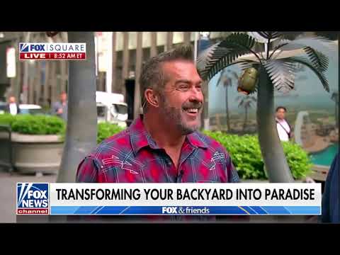 Skip Bedell shows Designer Palms and Sunset Swings on FOX Plaza