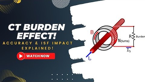 Effect of CT Burden on its Accuracy and ISF | Explained with Example Calculation