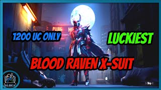 Luckiest crate opening ever | Blood Raven X-Suit in 1200 UC | Spending 17000 UC | Pubg Mobile