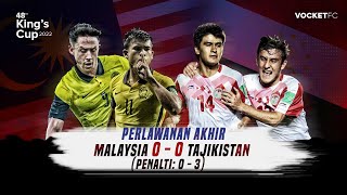 [VOCKET FC x TV9] Sorotan Final Piala Raja Thailand 2022 - Malaysia vs Tajikistan
