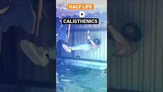 When Half Life meets calisthenics #halflife #hl #calisthenics #frontlever #streetworkout #shorts