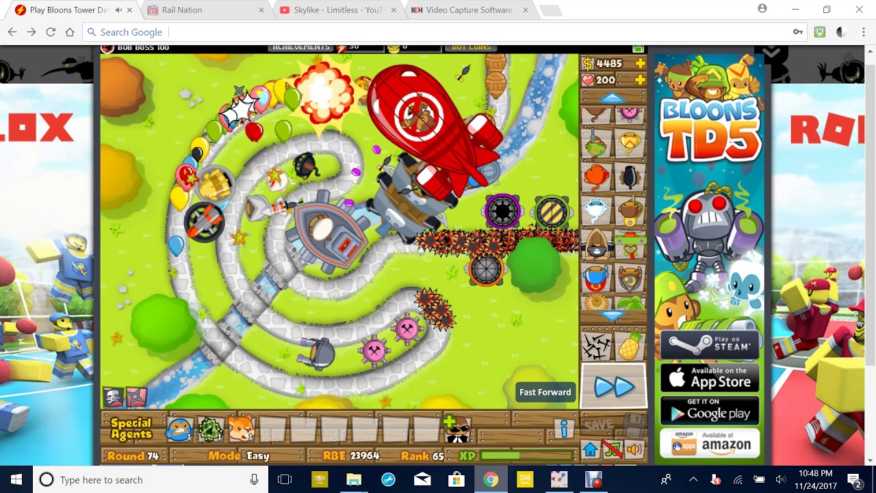 bloons TD5 gameplay YouTube