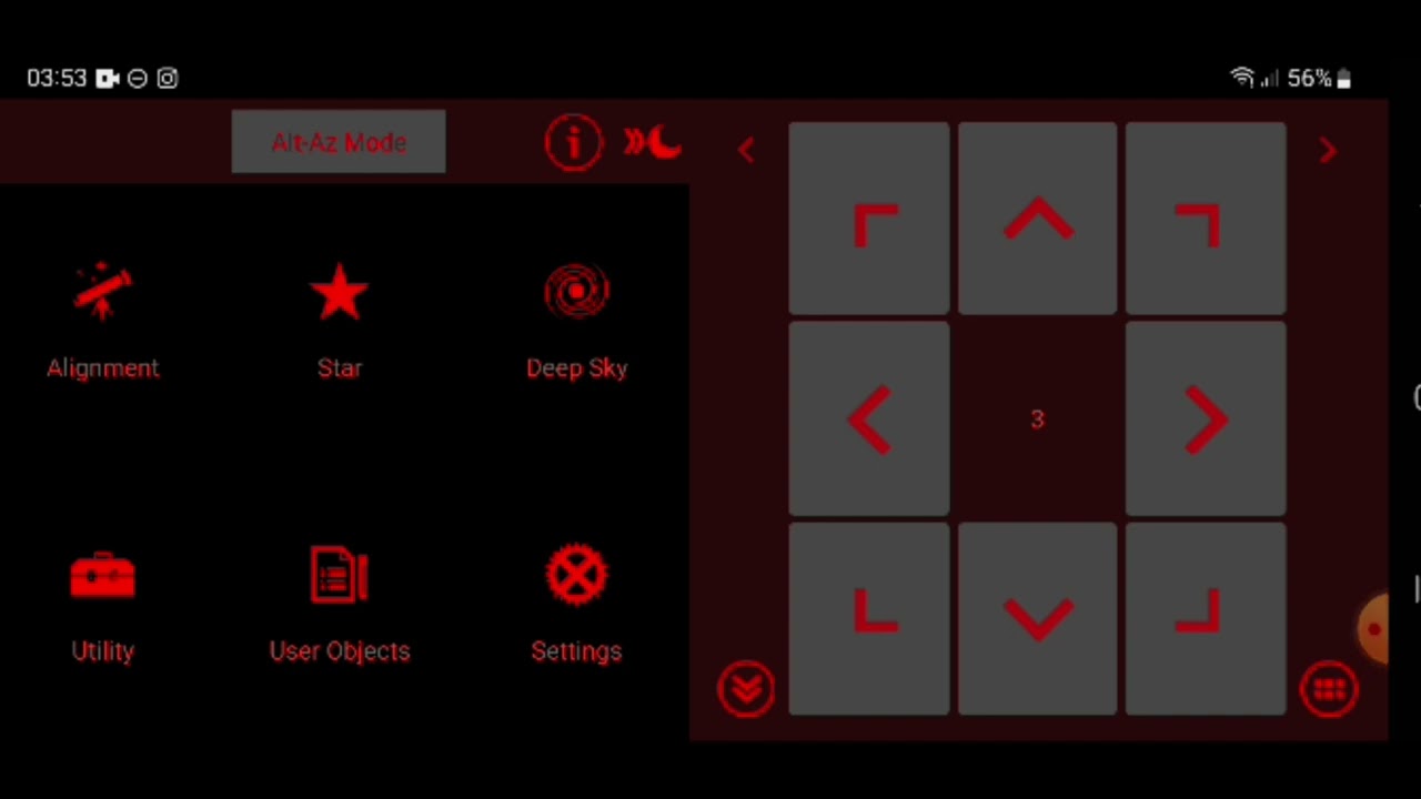 Aligning an altaz skywatcher mount with synscan app