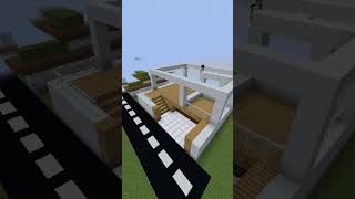 Rumah 13/100 | MODERN KAYU #minecraft #shorts #minecraftbuilding #feesshorts