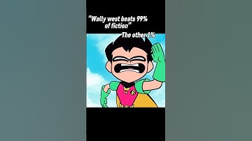 Robin causally winning a race against Wally west is so funny😭