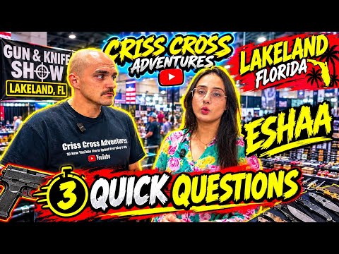 9-28-26 Eshaa Interview..Knife Owner From The Lakeland Gun Show!