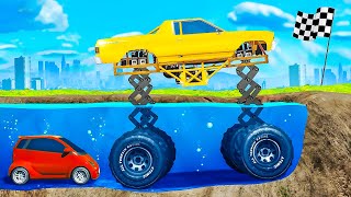 картинка: СМОЖЕТ ЛИ МОНСТР ТРАК ПРОЕХАТЬ ГЛУБОКУЮ ВОДУ В ГТА 5 ? - ЭКСПЕРИМЕНТ В GTA 5