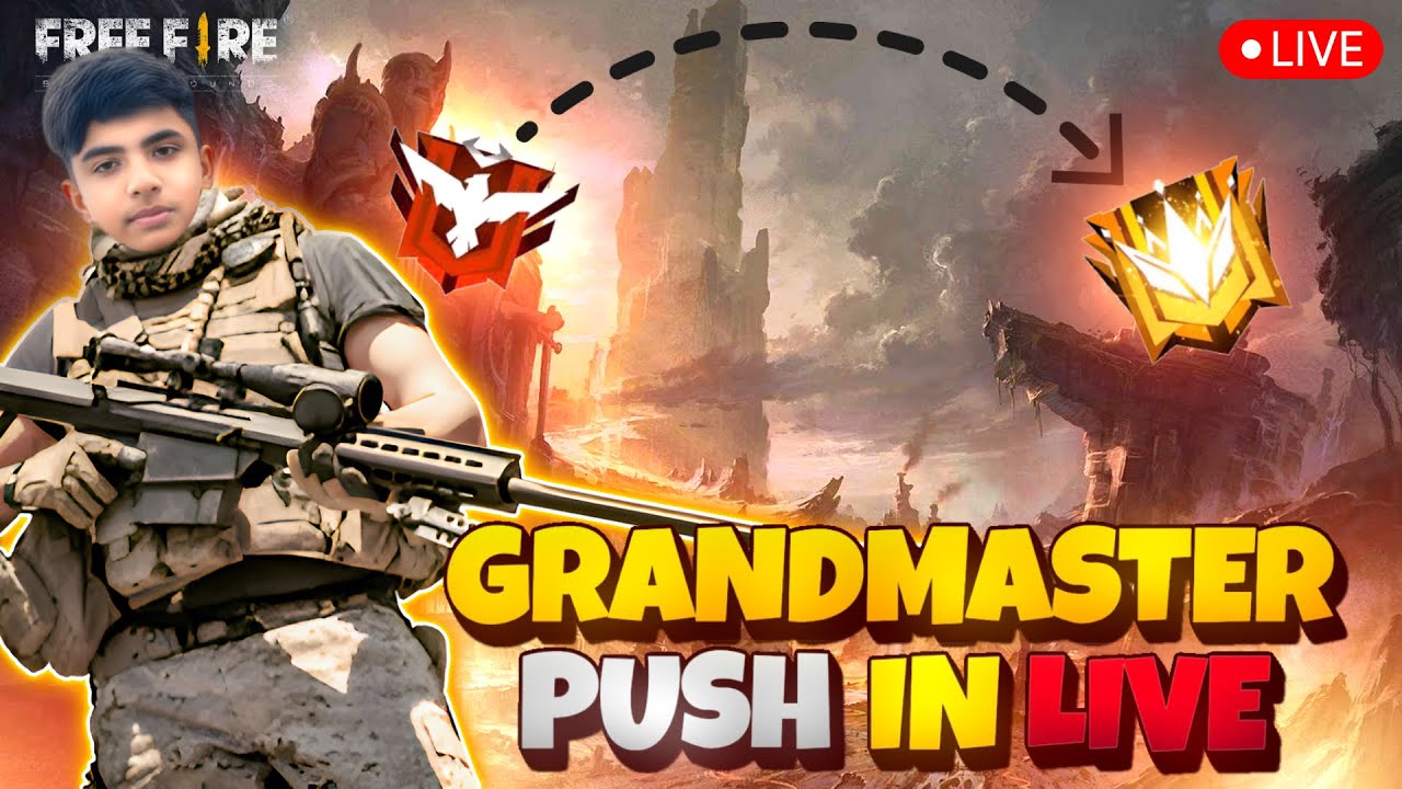 M82B দিয়ে সবাই কে খেয়ে দিবো 😁 Grandmaster Push 🔥- Garena Free Fire🔥🔴[Live] SRBD Gaming