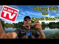 MIGHTY BITE Review and Testing | Bass Fishing from the Seastream Angler 120 PD Pedal Fishing Kayak