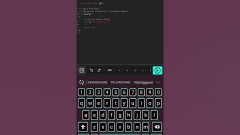 Belajar pemograman C++ Di Android || Cara membuat program Di Android part 1 2021