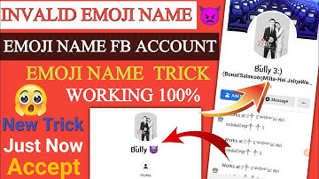 How To Create Emoji Name fb id without proof 2022 | emoji Name Facebook id | Make emoji name fb id