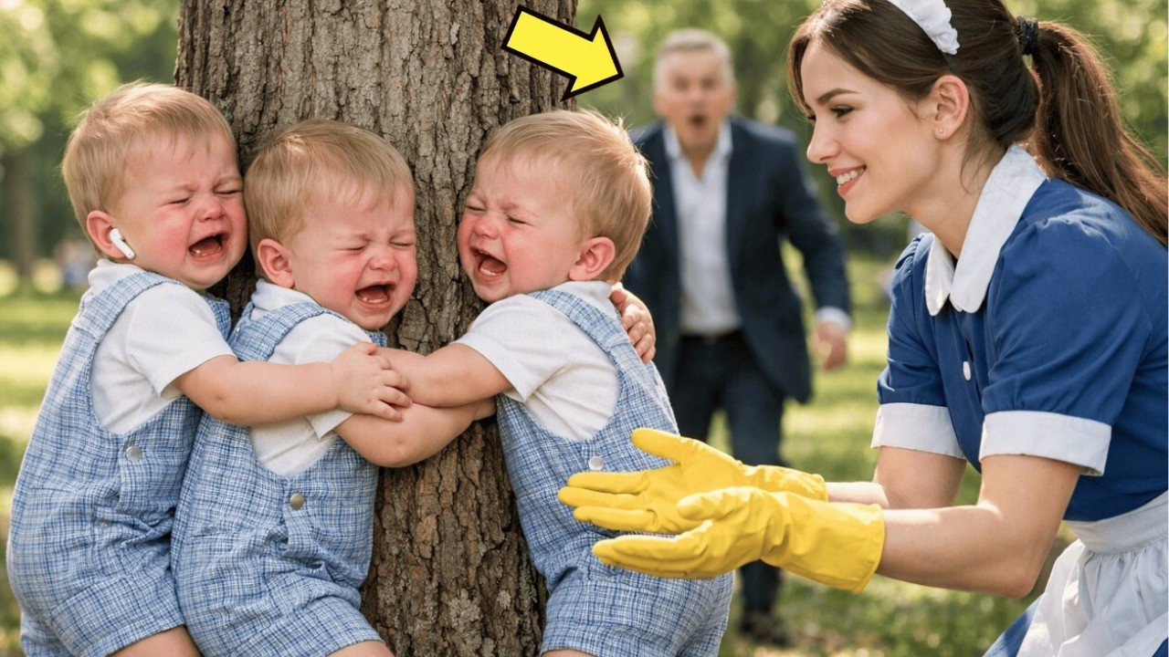 NESSUNO CAPIVA PERCHÉ I TRIGEMINI DEL MILIONARIO PIANGEVANO — FINCHÉ LA DONNA RIVELÒ LA VERITÀ