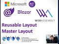 Reusable Layouts(Master Layout) in Blazor Web Assembly EP-12