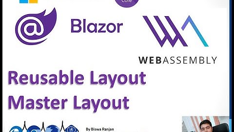 Reusable Layouts(Master Layout) in Blazor Web Assembly EP-12