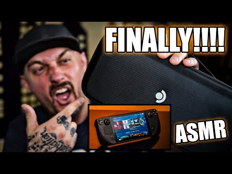 BDAY Present to Myself | Valve Steam Deck Unboxing/Gameplay (Whispering ASMR, Gaming Sounds)